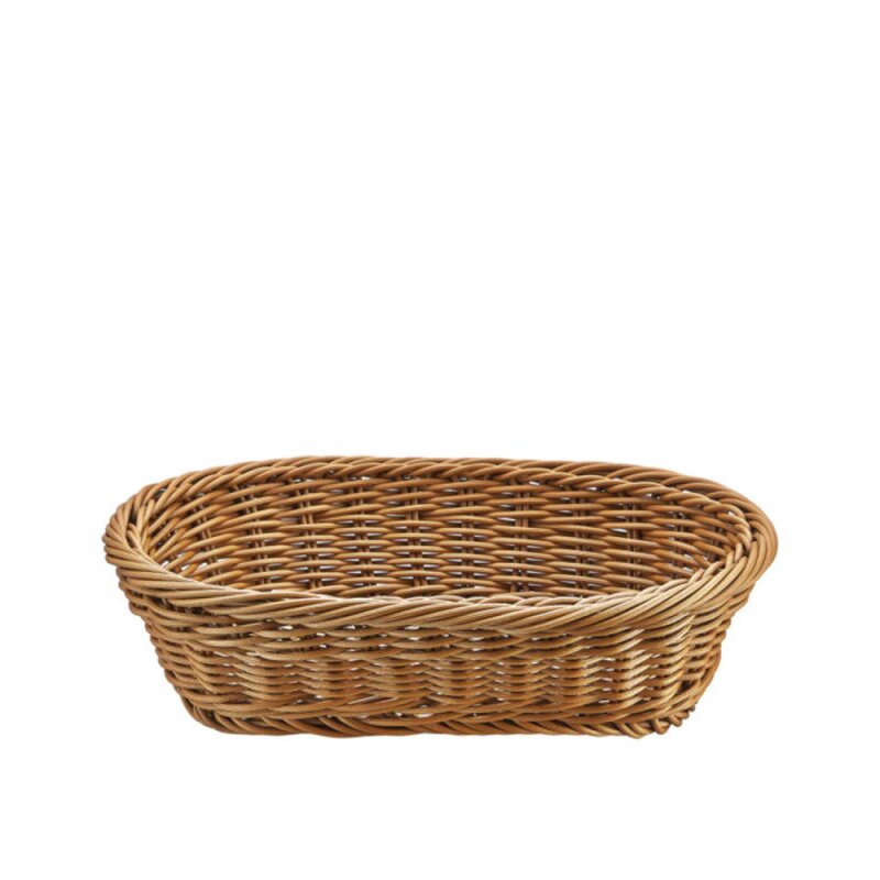 Groovy Plastik Oval Ekmek Sepet 24X16X7 GRV-2455 - 1