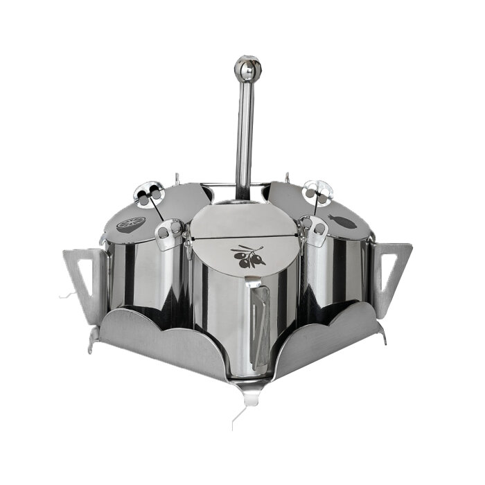 Bohem Dörtlü Masa Salata Sos Seti - 1