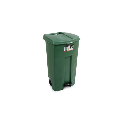 Bora Plastik 125 Lt Pedallı Çöp Kovası Yeşil - BORA PLASTİK