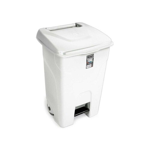 Bora PLastik 80 Lt Pedallı Çöp Kovası Beyaz - 2