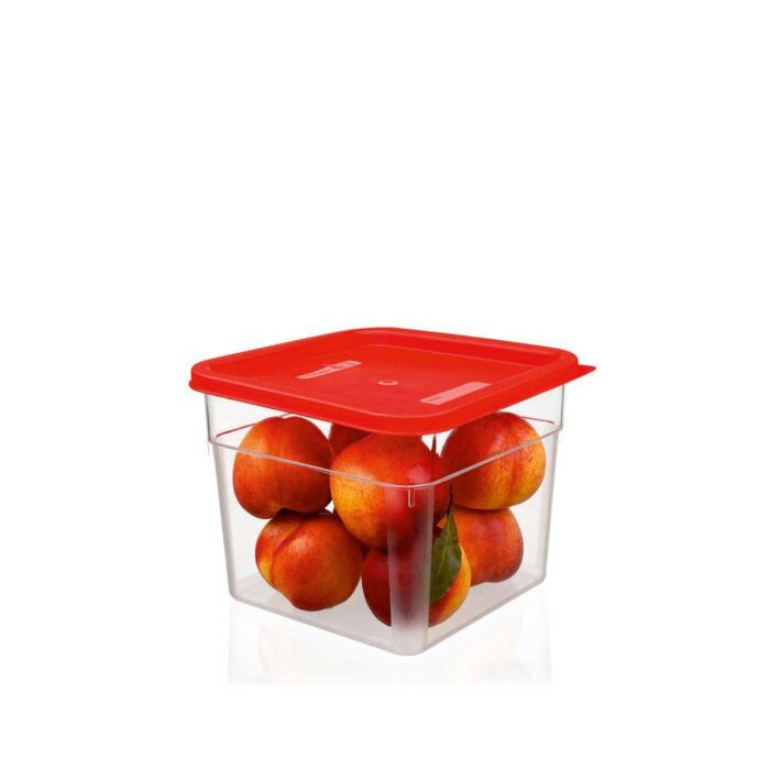 Bora PLastik Gıda Saklama Kabı Pc Takım 6 Lt Kırmızı - 1
