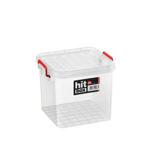 Bora PLastik Kare Kapaklı Kasa No 8 25*27,5*21,5H 9 Lt - BORA PLASTİK