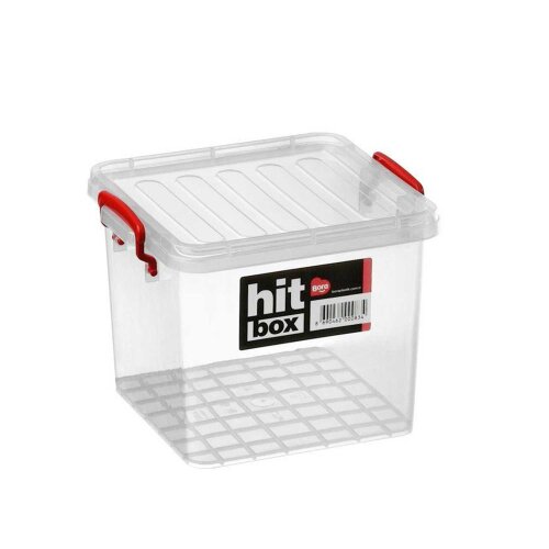 Bora PLastik Kare Kapalı Kasa No 4 21*23*17H 4,75 Lt - BORA PLASTİK