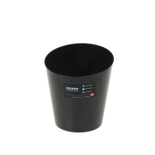 Bora PLastik Pc Buz Kovası Yarım Kesimli Siyah - BORA PLASTİK