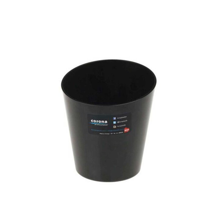 Bora PLastik Pc Buz Kovası Yarım Kesimli Siyah - 1