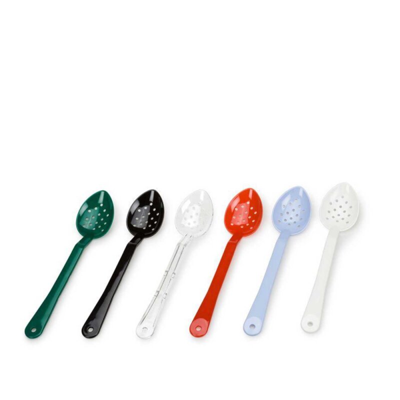 Bora PLastik Pc Servis Kaşık Delikli 33 Cm Siyah - 1