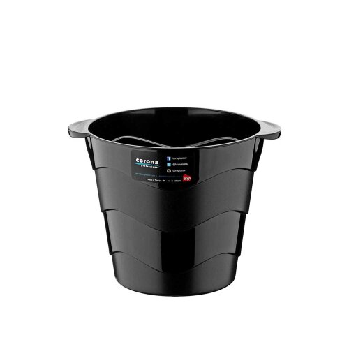 Bora PLastik Pc Şişe Ve Buz Kovası 200X150 Siyah - BORA PLASTİK