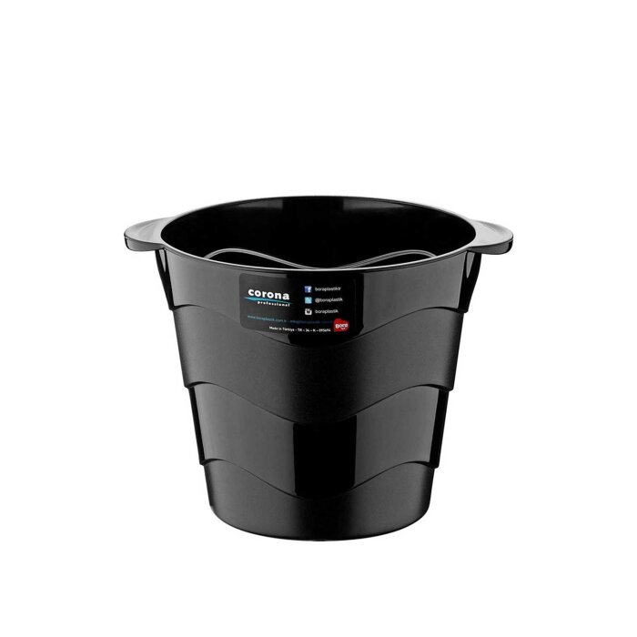 Bora PLastik Pc Şişe Ve Buz Kovası 200X150 Siyah - 1