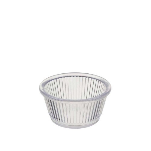 Bora PLastik Pc Sos Kabı Yuvarlak No:1 Şeffaf - 2