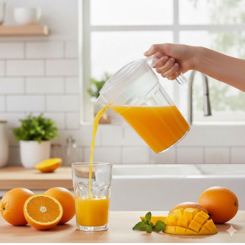 Bora Plastik Pc Sürahi Kapaklı 1,15 Lt. - 2