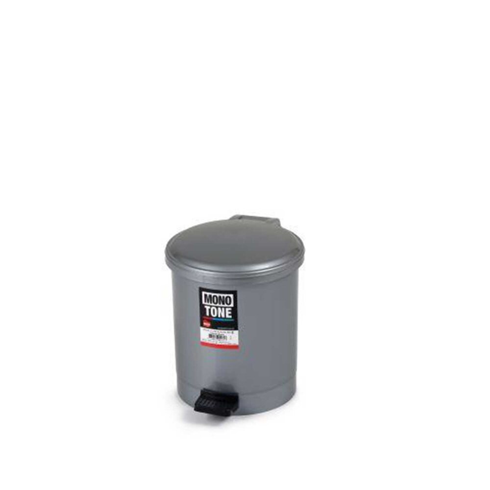Bora PLastik Pedallı No:0 Çöp Kovası Yuvarlak 3 Lt.