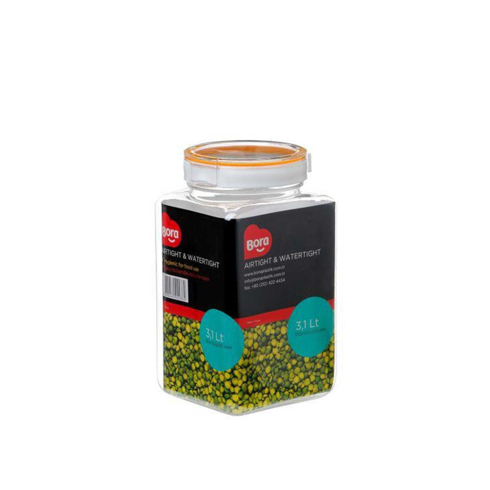 Bora PLastik Pet Köşeli 110 Mm No:2