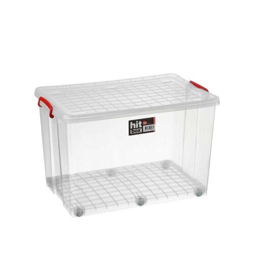 Bora PLastik Tekerlekli Kasa No 35 40*62*38H 60 Lt - BORA PLASTİK