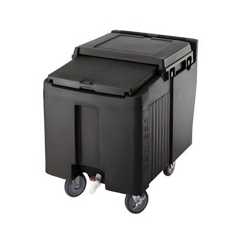 Cambro Buz Konteynırı Sürgülü Kapak 57Kg. Siyah - CAMBRO