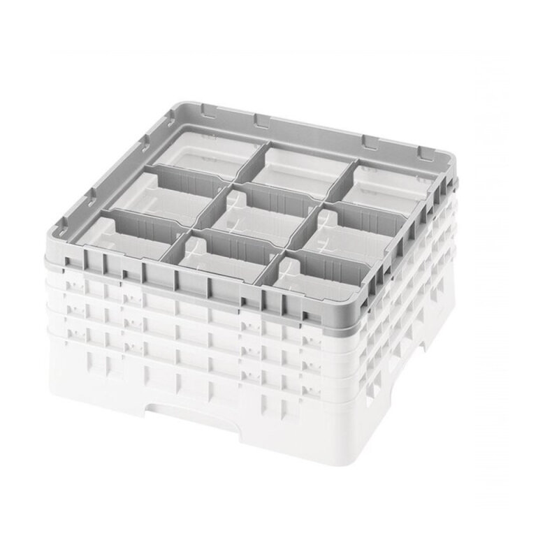 Cambro Camrack 9 Bölmeli Tam Boy Ara Yükseltici Gri 150*150 mm 9E2151 - 1