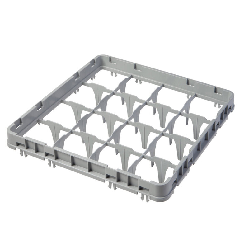 Cambro Camrack 16 Bölmeli Tam Boy Ana Yükseltici Gri 111*111 mm 16E1151 - 1