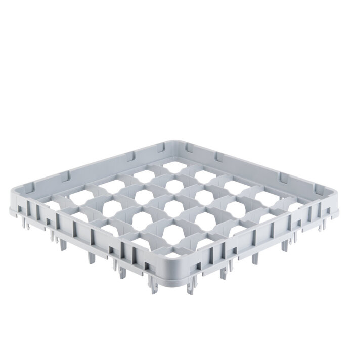 Cambro Camrack 25 Bölmeli Tam Boy Ana Yükseltici Gri 89*89 mm 25E1151 - 1