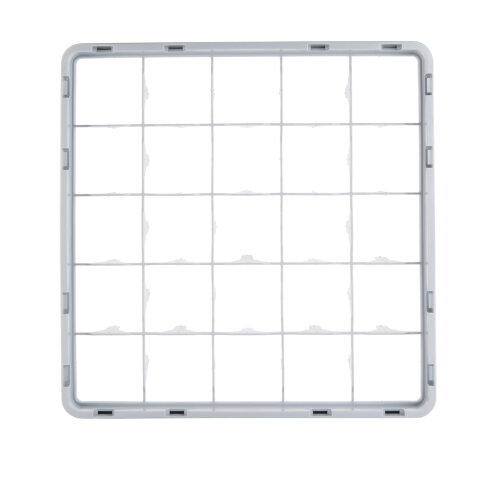 Cambro Camrack 25 Bölmeli Tam Boy Ana Yükseltici Gri 89*89 mm 25E1151 - 4