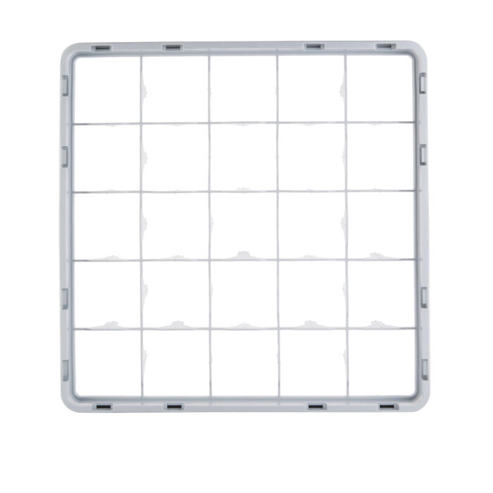 Cambro Camrack 25 Bölmeli Tam Boy Ana Yükseltici Gri 89*89 mm 25E1151 - 4