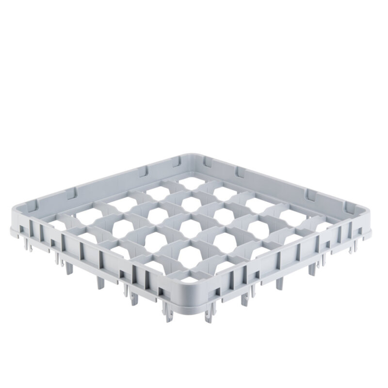 Cambro Camrack 25 Bölmeli Tam Boy Ana Yükseltici Gri 89*89 mm 25E1151 - 1