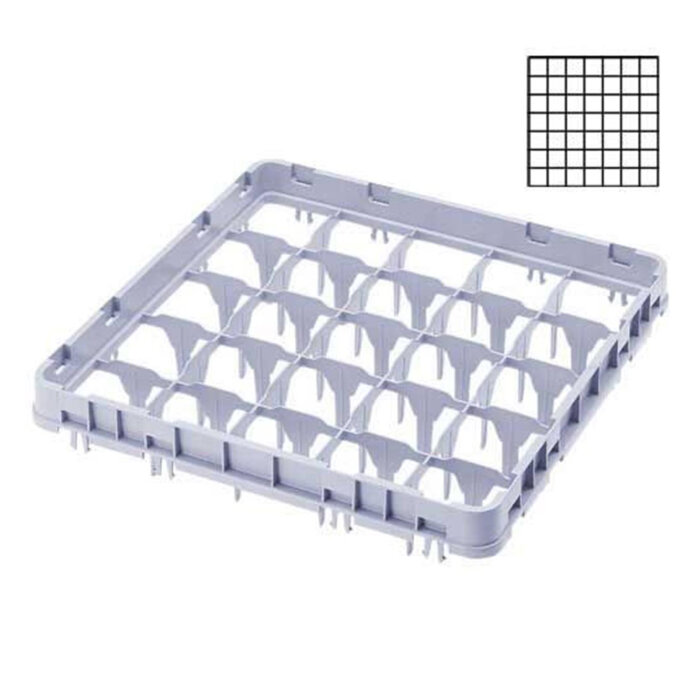 Cambro Camrack 49 Bölmeli Tam Boy Ana Yükseltici Gri 62*62 mm 49E1151 - 1