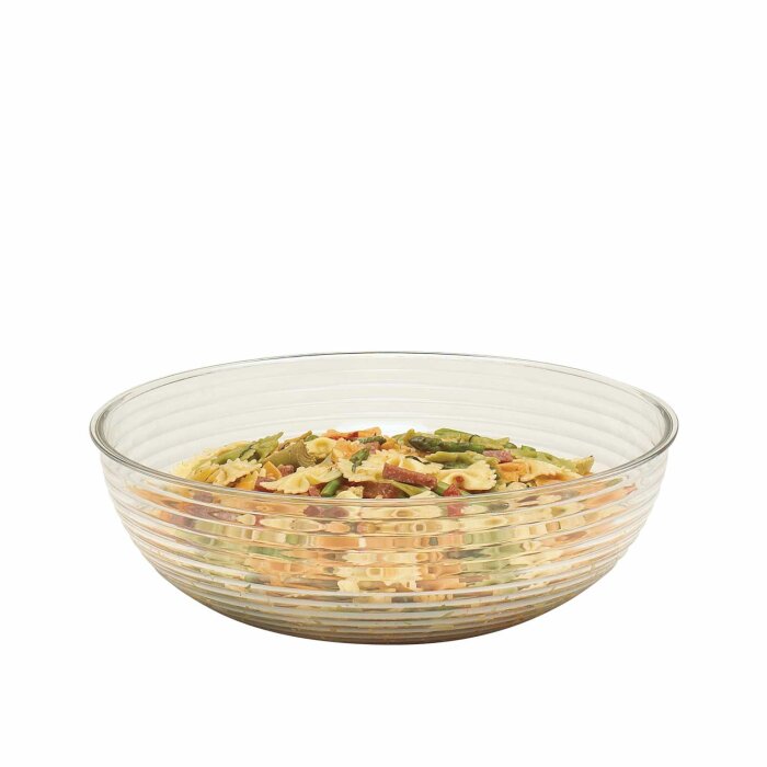 Cambro Polikarbon Çizgili Yuvarlak Kase Şeffaf 203 mm RSB8CW135 - 1