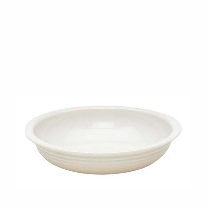 Cambro Polikarbon Çizgili Yuvarlak Kase Beyaz 457 mm RSB18CW148 - 1