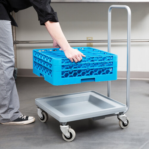 Cambro Camdolly Tutacaklı Basket Taşıma Arabası Gri 530*530 mm CDR2020H151 - 3