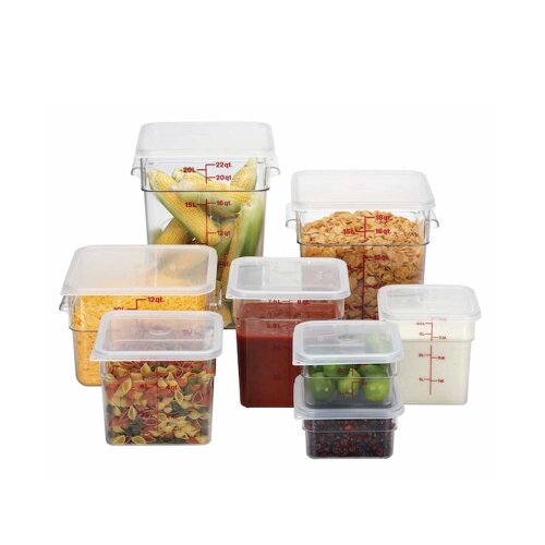 Cambro Camsquare Saklama Kabı Şeffaf 11.4 lt 12SFSCW135 - 2