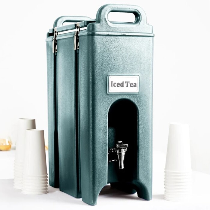 Cambro Camtainer İçecek Konteyner Açık Mavi 18 lt. 500LCD401 - 2