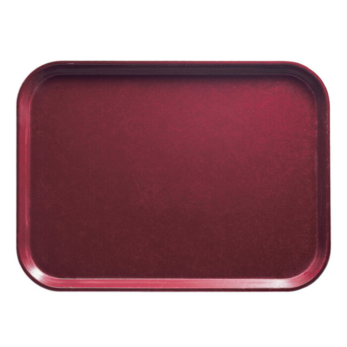 Cambro Camtread Burgundy Dikdörtgen Kaymaz Tepsi 450*650 mm 1826CT522 - 1