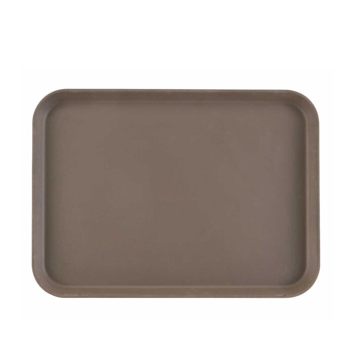 Cambro Camtread Dikdörtgen Kaymaz Tepsi Kahverengi 355*457 mm 1418CT138 - 1