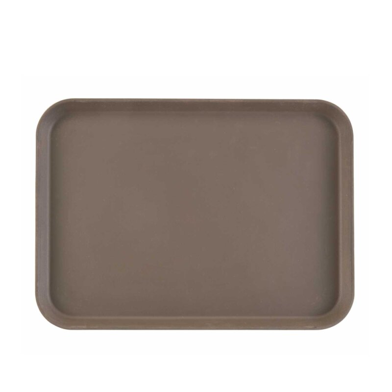 Cambro Camtread Dikdörtgen Kaymaz Tepsi Kahverengi 355*457 mm 1418CT138 - 1