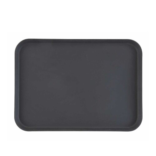 Cambro Camtread Dikdörtgen Kaymaz Tepsi Siyah 355*457 mm 1418CT110 - CAMBRO