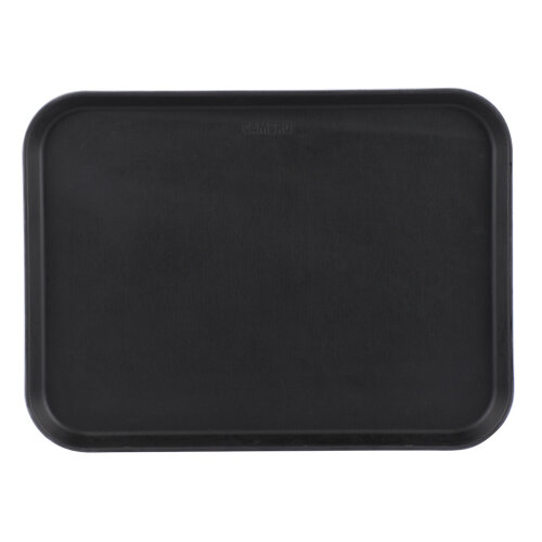 Cambro Camtread Dikdörtgen Kaymaz Yüzey Tepsi Siyah 380*515 mm 1520CT110 - CAMBRO