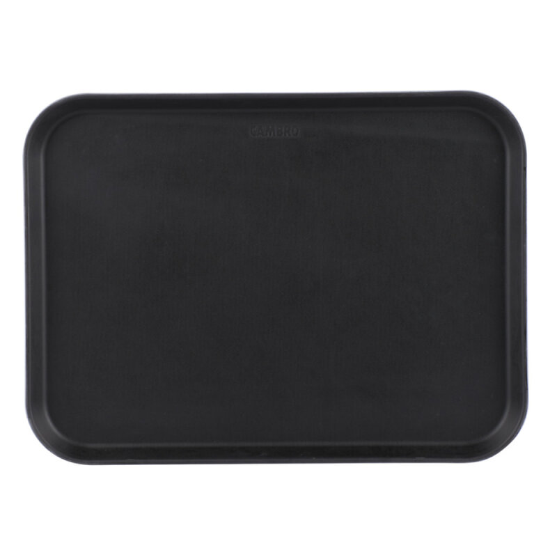 Cambro Camtread Dikdörtgen Kaymaz Yüzey Tepsi Siyah 380*515 mm 1520CT110 - 1