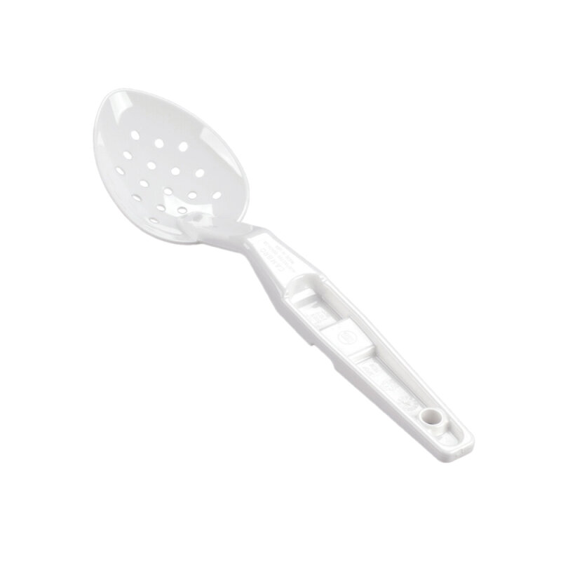 Cambro Camwear Polikarbon Delikli Servis Kaşık Beyaz 280 mm SPOP11CW148 - 1