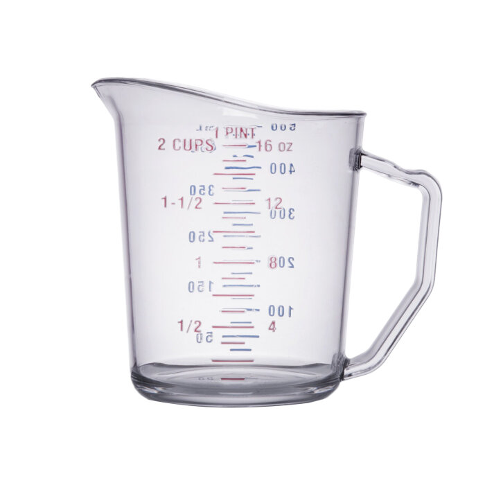 Cambro Camwear Polikarbon Ölçü Kabı 0,5Ml.Şeffaf 50MCCW - 1