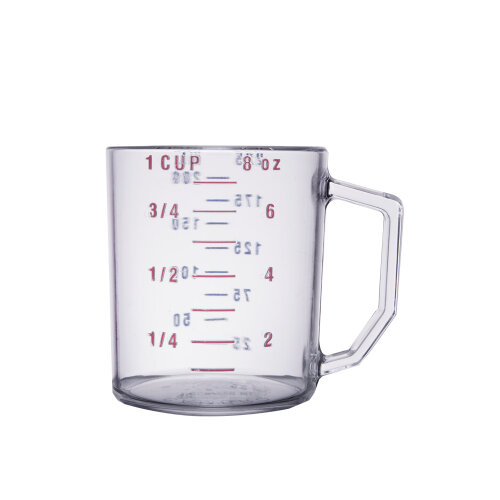 Cambro Camwear Polikarbon Ölçü Kabı Şeffaf 0.25 lt. 25MCCW135 - CAMBRO