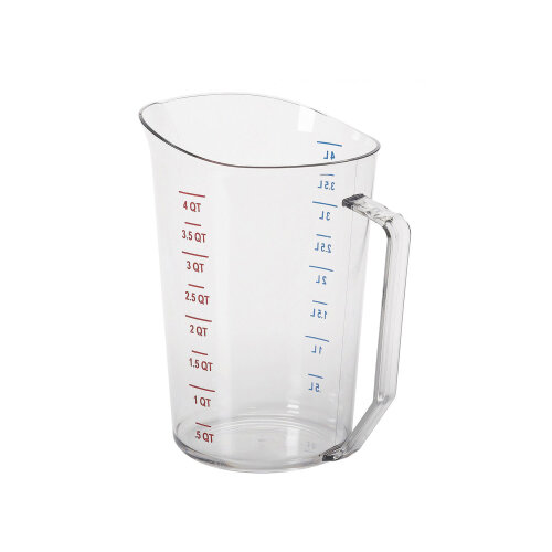 CAMBRO CAMWEAR POLY ÖLÇÜ KABI 4 LİTRE SEFFAF - CAMBRO