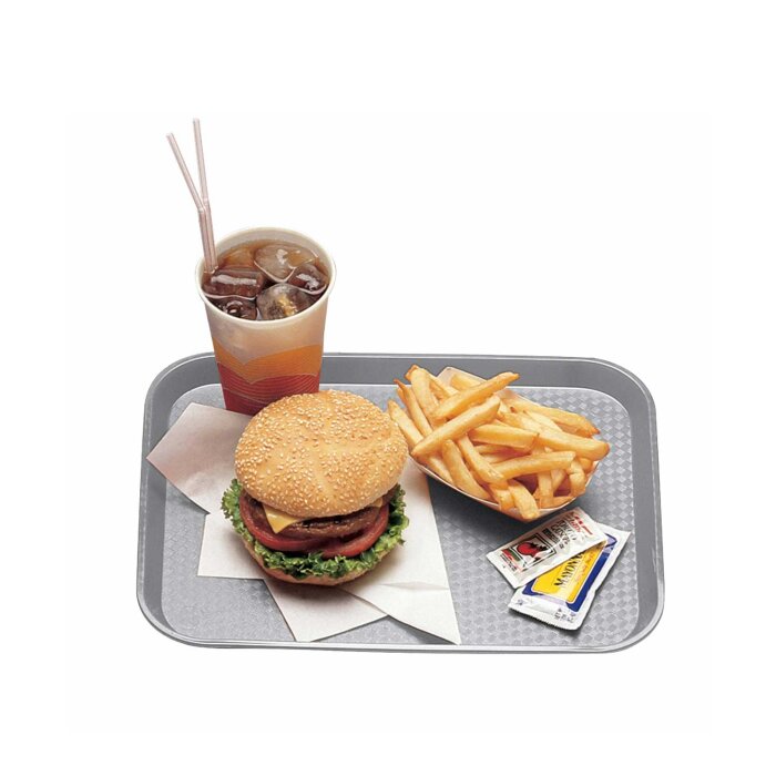 Cambro Dikdörtgen Fast Food Tepsi İnci Grisi 265*345 mm 1014FF107 - 1
