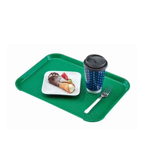 Cambro Dikdörtgen Fastfood Tepsi Sherwood Yeşili 265*345 mm 1014FF414 - CAMBRO