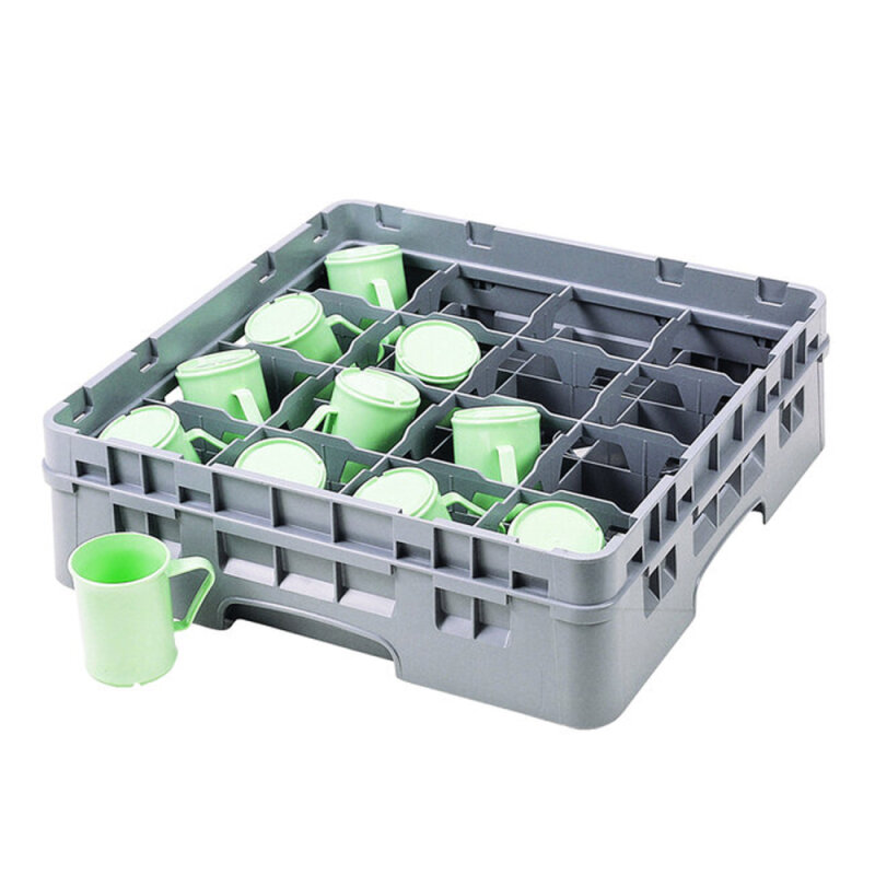 Cambro 20 Bölme Fincan Basketi Gri 66 mm 20C258151 - 1