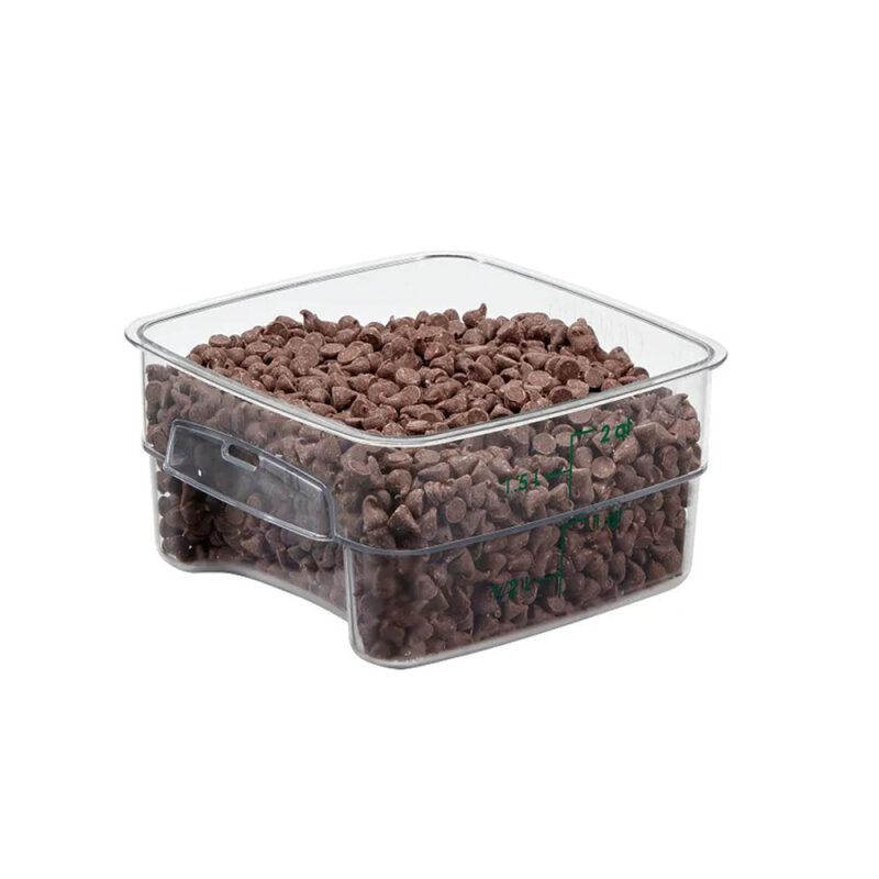 Cambro Kare Saklama Kabı 17,2 Lt. Şeffaf - 1