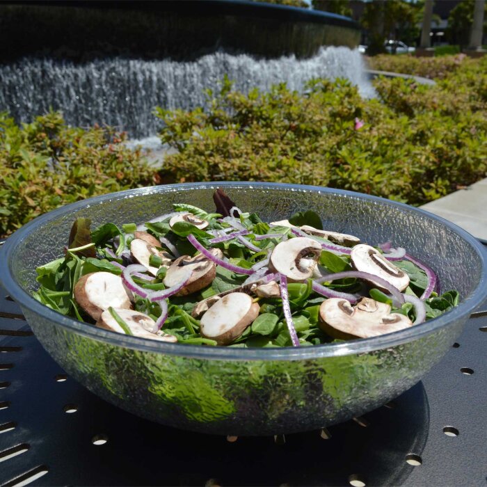 Cambro Polikarbon Çakıl Taşı Görünümlü Yuvarlak Kase 457 mm PSB18176 - 3