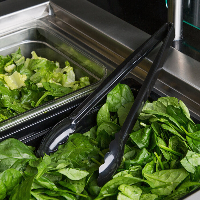 Cambro Lugano Tırtıklı Servis Maşası Siyah 305 mm 12TGS110 - 3