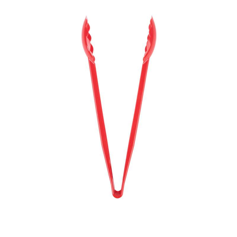 Cambro Lugano Tırtıklı Servis Maşası Kırmızı 305 mm 12TGS404 - 1