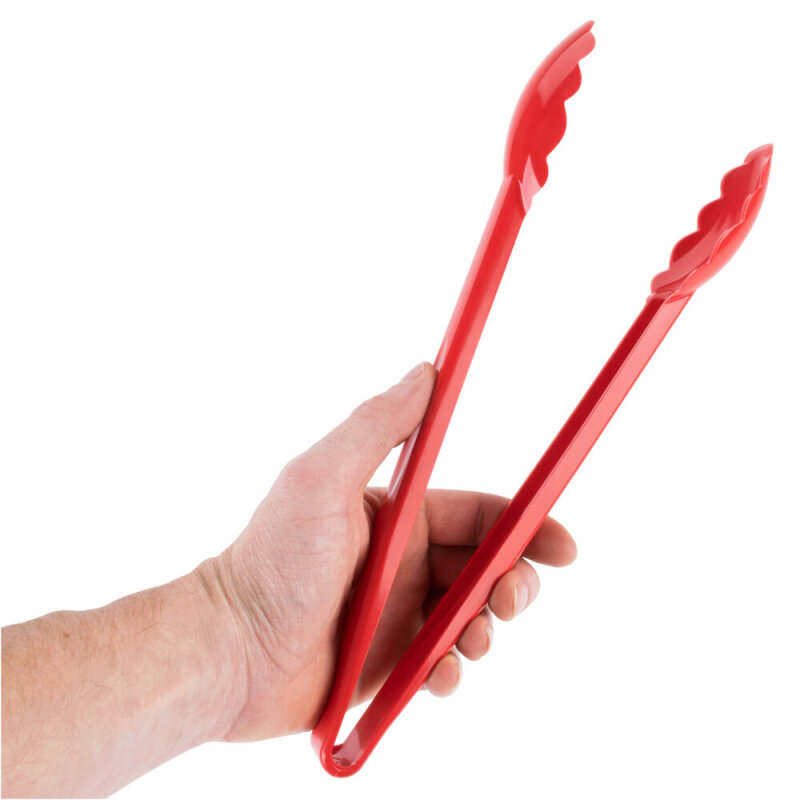 Cambro Lugano Tırtıklı Servis Maşası Kırmızı 305 mm 12TGS404 - 3