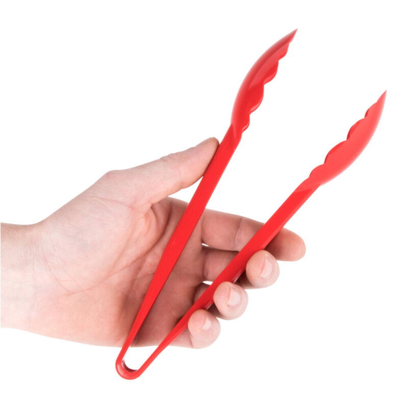 Cambro Lugano Tırtıklı Servis Maşası Kırmızı 230 mm 9TGS404 - 2