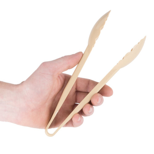 Cambro Lugano Tırtıklı Servis Maşa Krem 230 mm 9TGS133 - 3